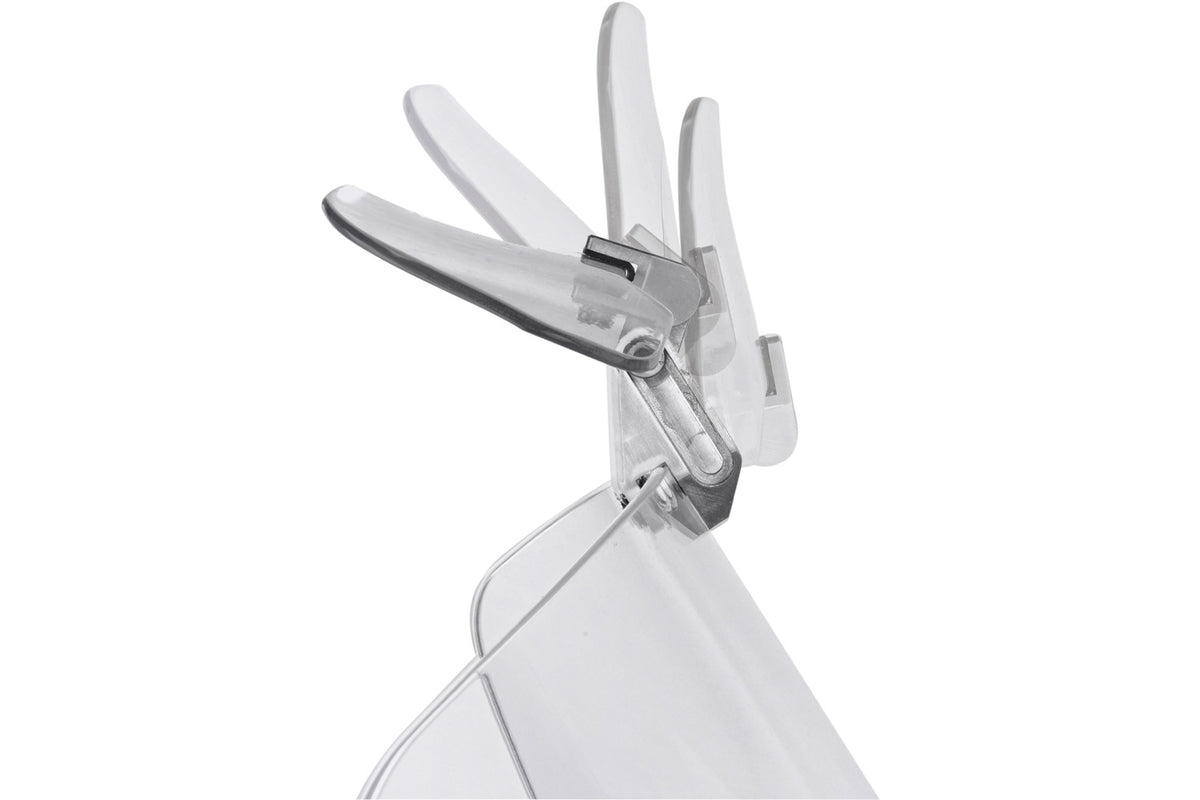 The transparent Wunderlich windshield extension for motorcycle and motorcycles, windshield extension protects against wind, airstream
