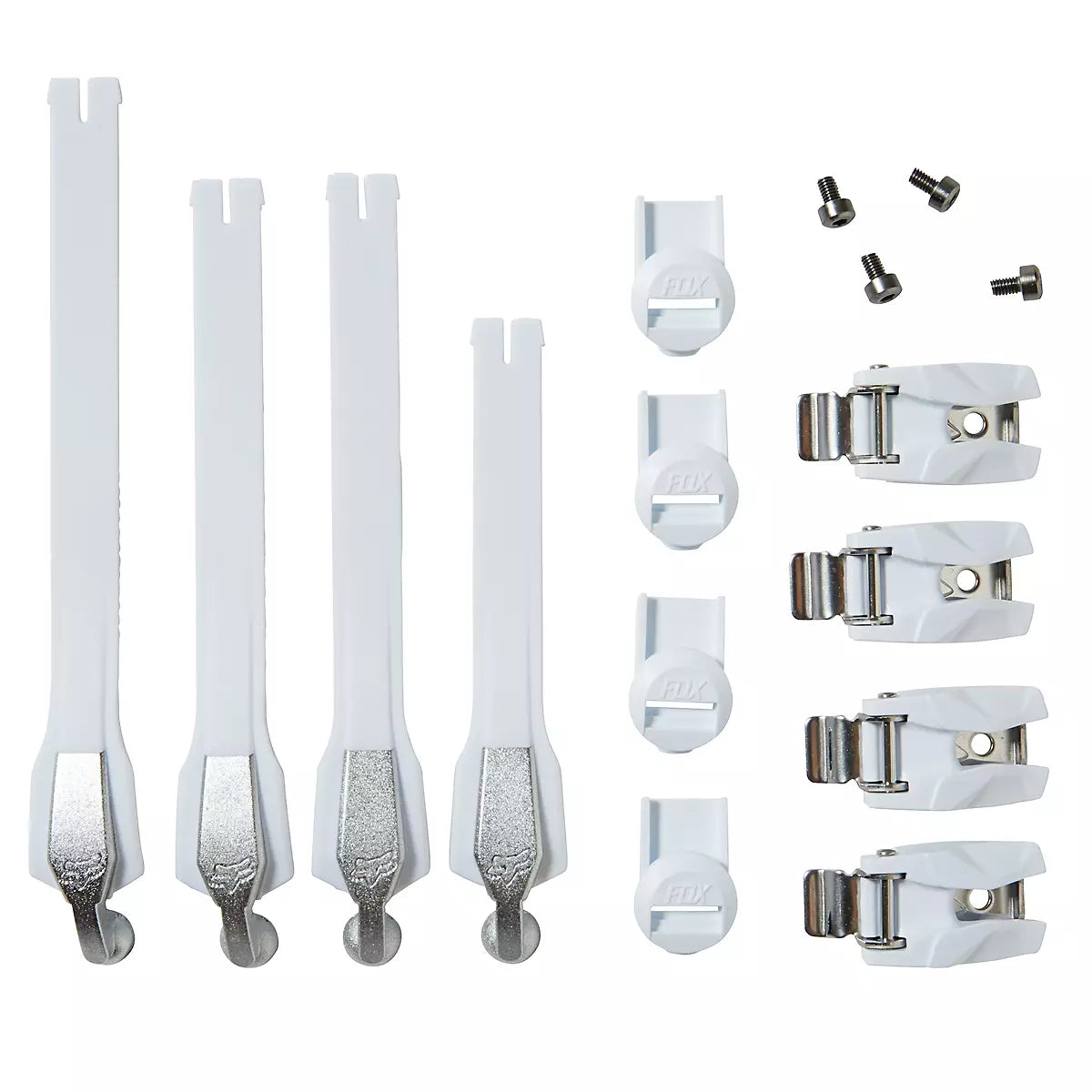 Fox Racing - Instinct Strap Kit-White/Silver (20365-548)