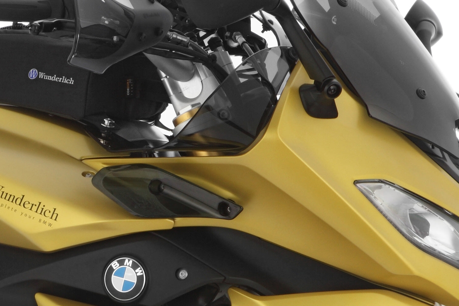 Wunderlich wind deflector »MARATHON-PLUS« effectively protect the RS rider from wind and weather influences