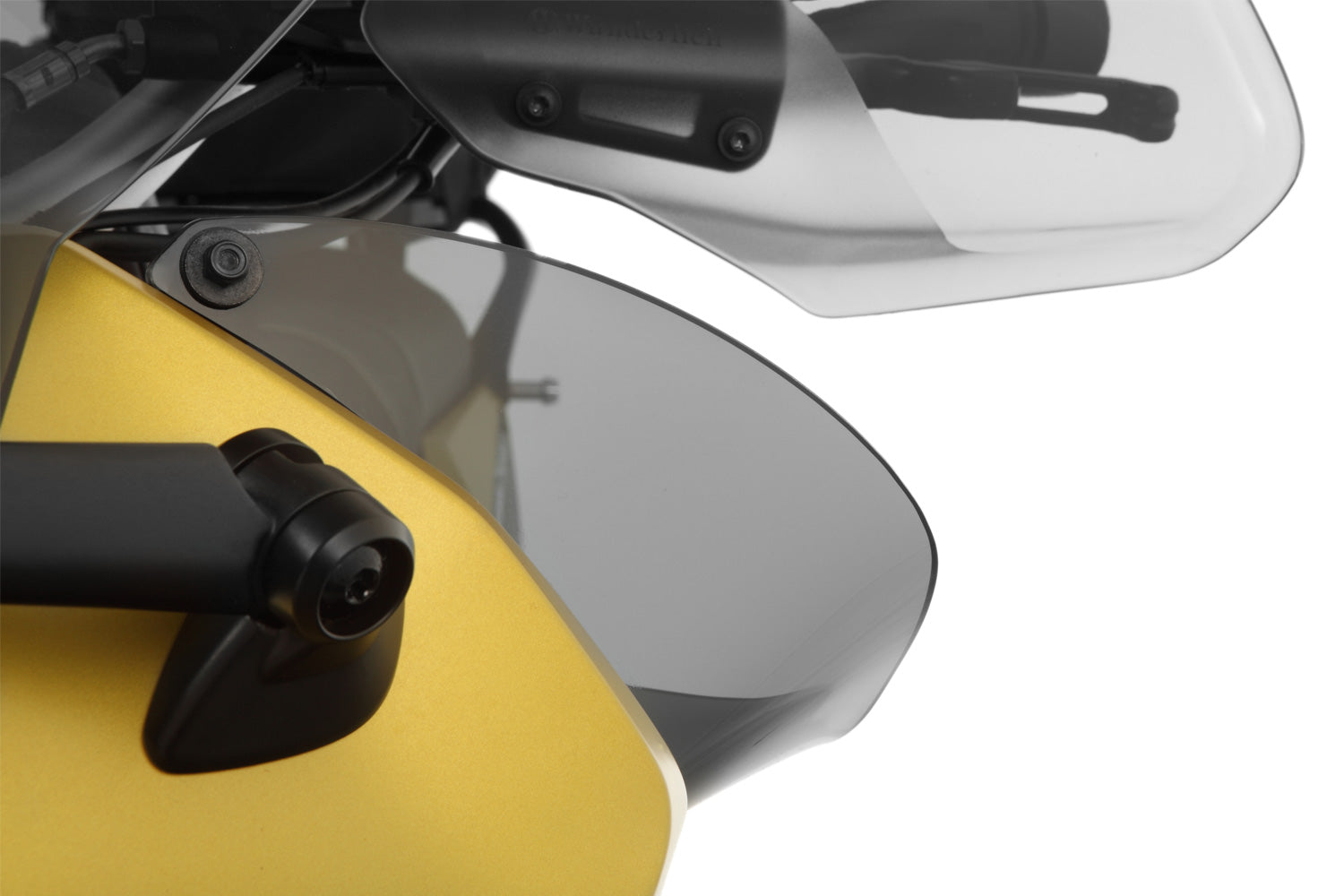 Wunderlich wind deflector »MARATHON-PLUS« effectively protect the RS rider from wind and weather influences