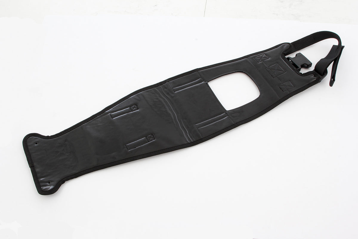 The mounting system is attached to the vehicle with minimal hand pressure and the tank bag can be quickly fastened to it.