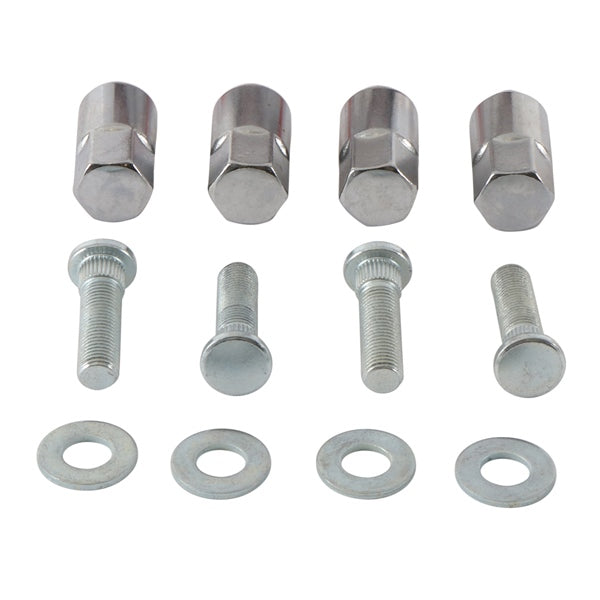 AllBallsRacing-WHEEL STUD/NUT KIT RR POL ALLBALLS 85-1111 723980447442