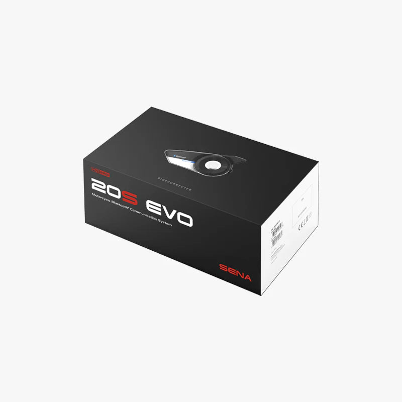Sena - 20S EVO Motorcycle Bluetooth Communication System & HD Speakers