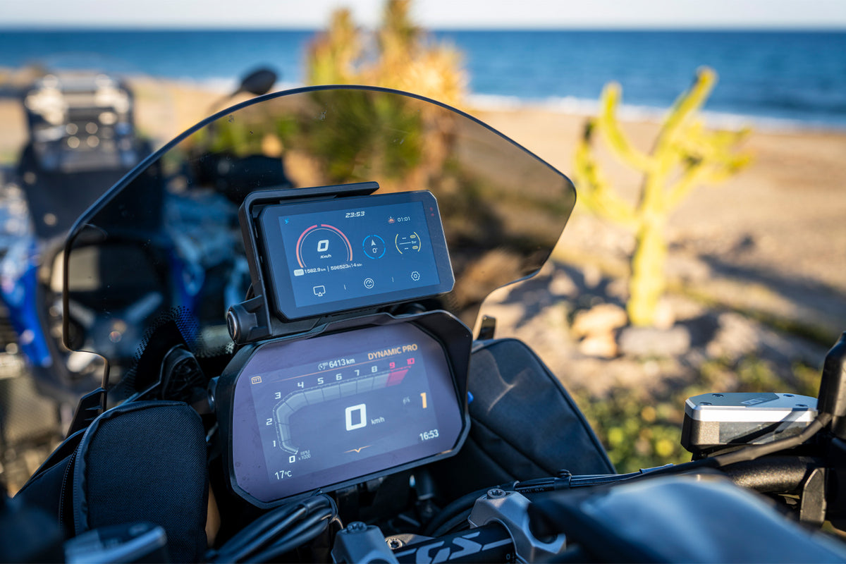 Wunderlich Glare shield for Cockpit TFT 6.5 inch - complete your BMW ✔ Premium components ✔ Integrated design ➜ Order now