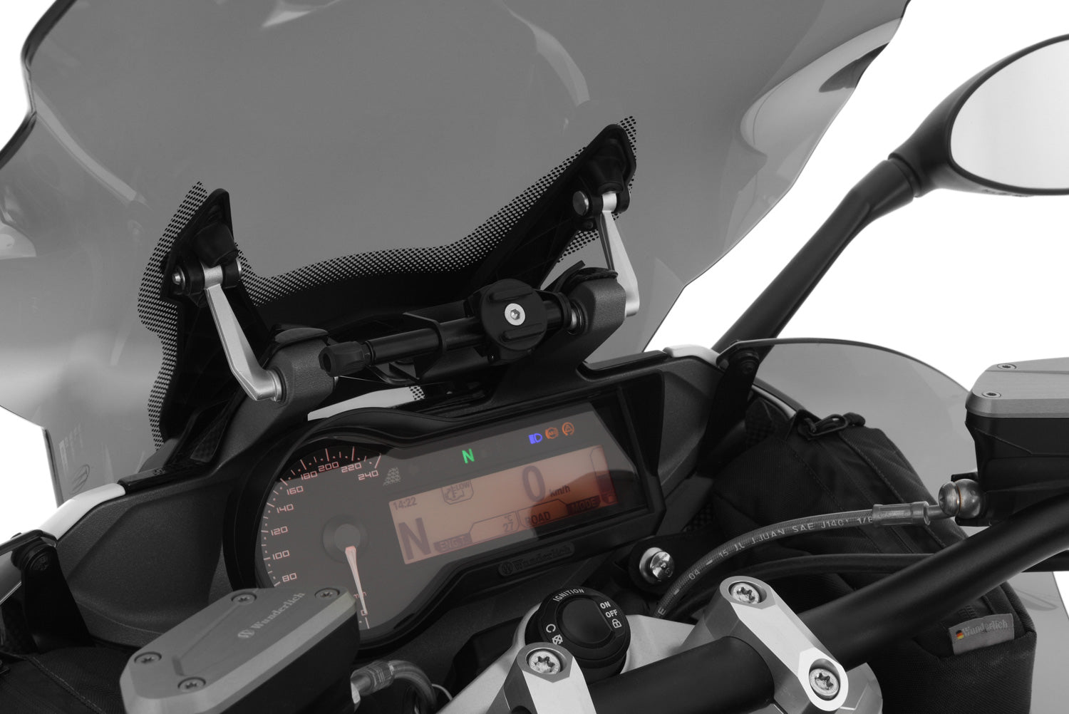 Wunderlich universal device carrier R 1200 RS LC - complete your BMW ✔ Premium components ✔ Integrated design ➜ Order now