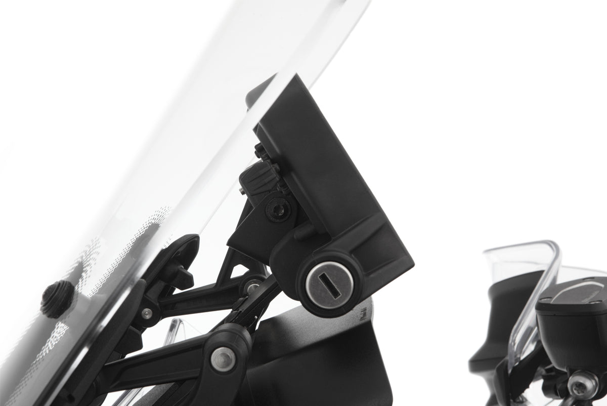 Positions the navigation device in the natural line of sight for ergonomically visibility and operability, making your ride more relaxed.