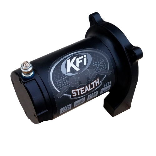KFIProducts-MOTOR WINCH REPL A2500-R2/SE25 KFI MOTOR-25-BL 748252654434