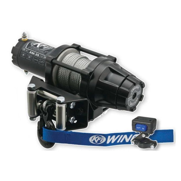 KFIProducts-WINCH ASSAULT 3500LB W/METAL CABLE KFI AM-35 748252668899