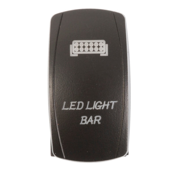 QuakeLed-SWITCH ROCKER 5 PINS LED RD QUAKELED QRS299 718193338403