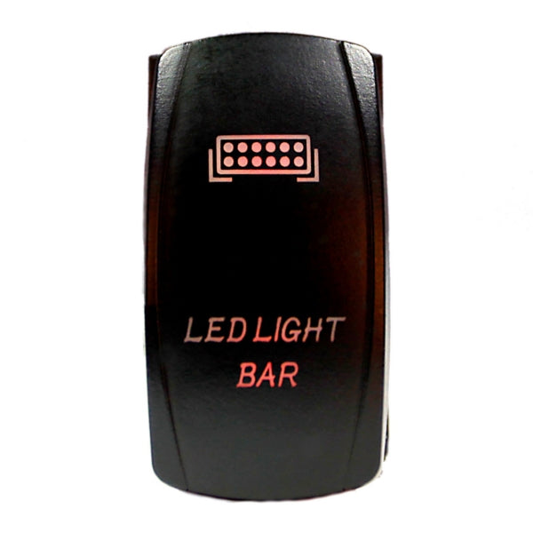QuakeLed-SWITCH ROCKER 5 PINS LED RD QUAKELED QRS299 718193338403