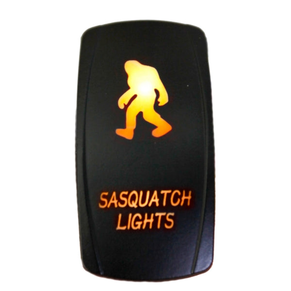 QuakeLed-SWITCH ROCKER 5 PINS LED SASQUATCH AMB QRS357 1035528124