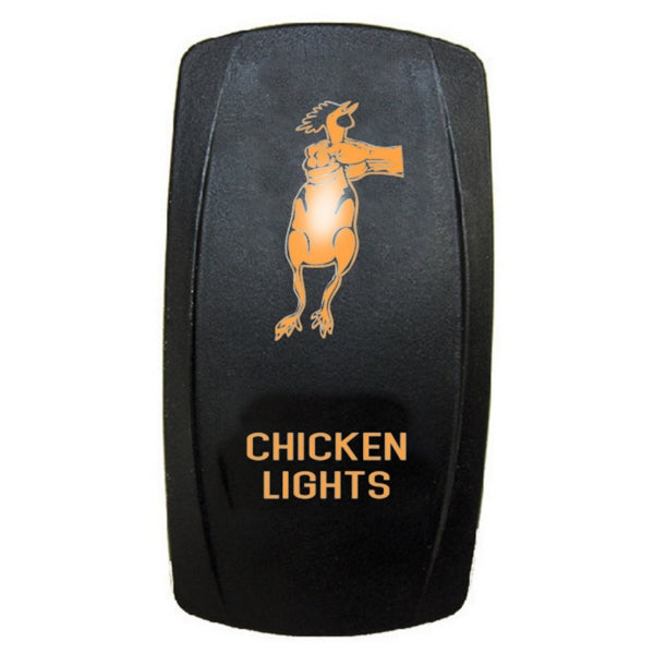 QuakeLed-SWITCH ROCKER 5 PINS LED CHICKEN AMB QRS276 10355281283