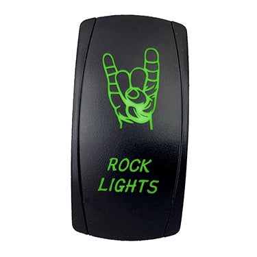 QuakeLed-SWITCH ROCKER 5 PINS ROCK LIGHTS GR QRS653 718193338960