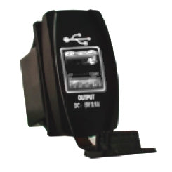 QuakeLed-SWITCH ROCKER 2 PINS USB SWITCH MTG WH QRS707 103552812765