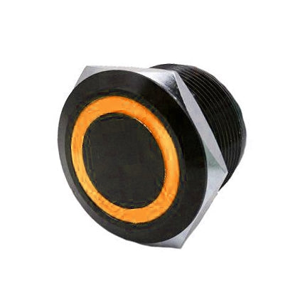 QuakeLed-SWITCH FLUSH MOUNT ON/OFF BK/AMB QRS716 718193339967