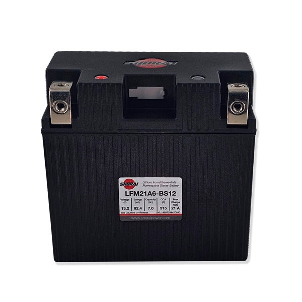 Shorai-LFM21A6-BS12 SHORAI BATTERY LFM21A6-BS12 4897034420890