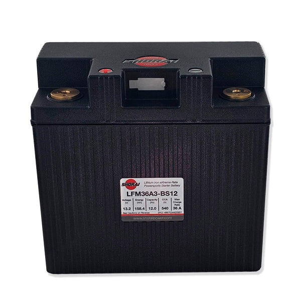 Shorai-LFM36A3-BS12 SHORAI BATTERY LFM36A3-BS12 4897034420951