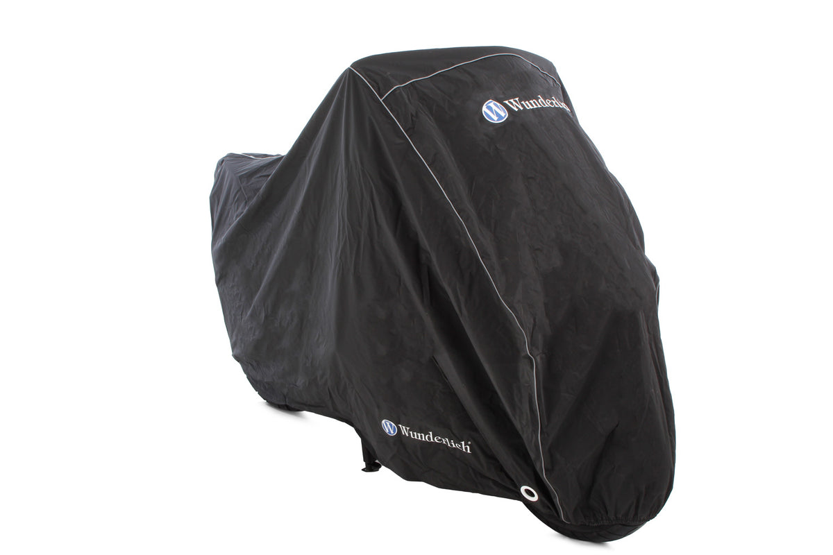 This exclusive outdoor tarpaulin is customised to fit your model.