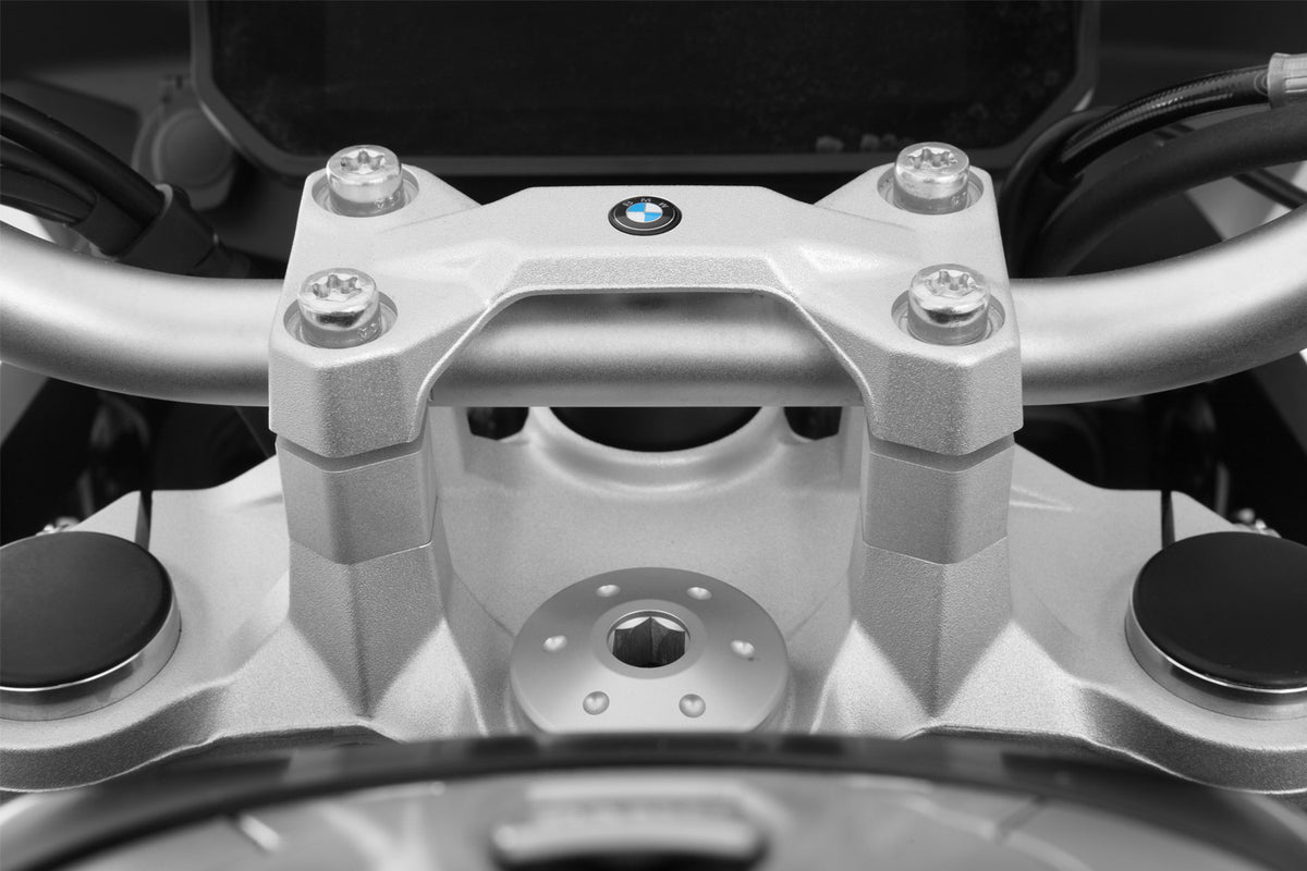 Wunderlich “ERGO” handlebar riser for models without a BMW sat nav F 750 GS / F 800 GS - complete your BMW ✔ Premium components ✔