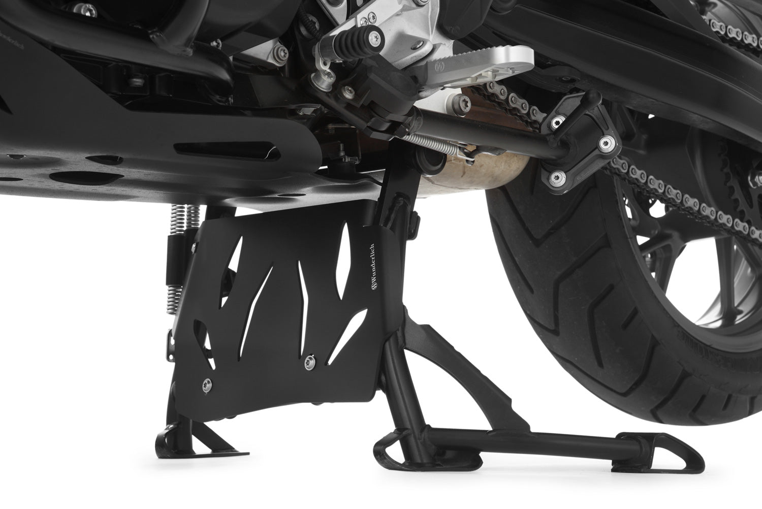 Wunderlich centre stand protection plate - complete your BMW ✔ Premium components ✔ Integrated design ➜ Order now