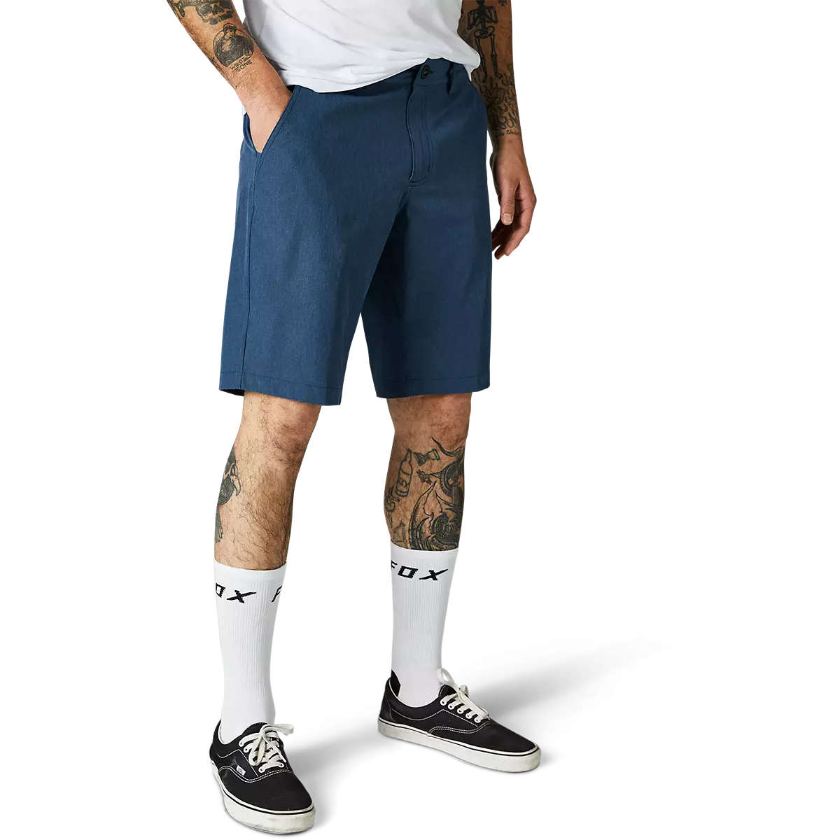 Fox Racing - Essex Tech Stretch Short 21"-Indigo Rinse (26915-388)