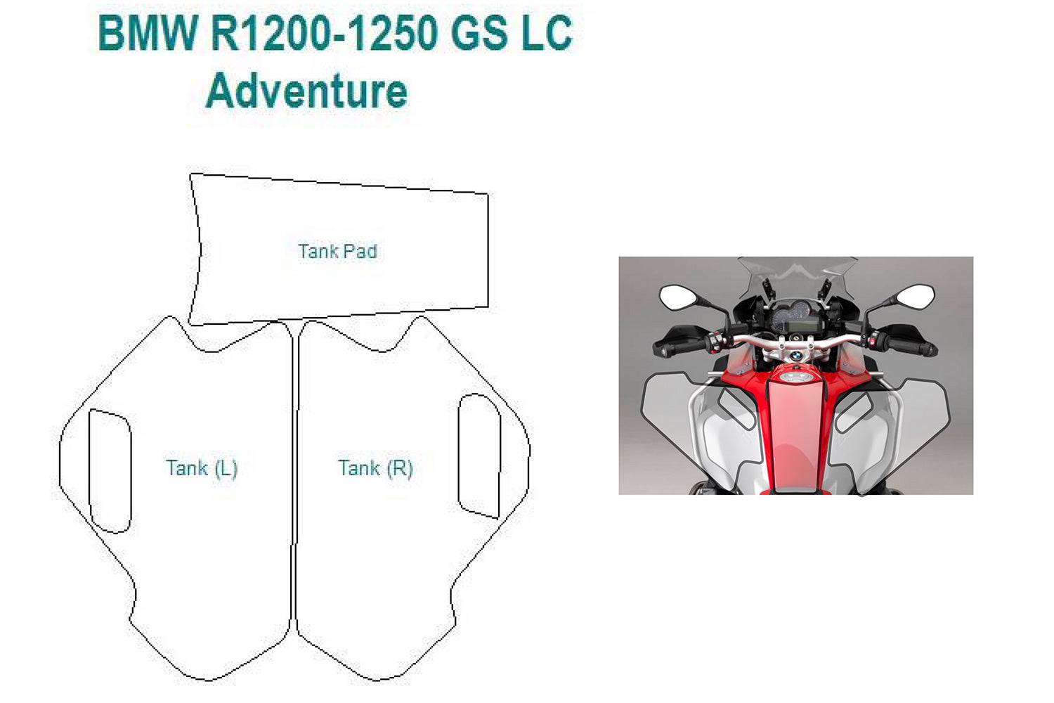 PremiumShield - Tank Protection for R1200/1250 GS ADV.