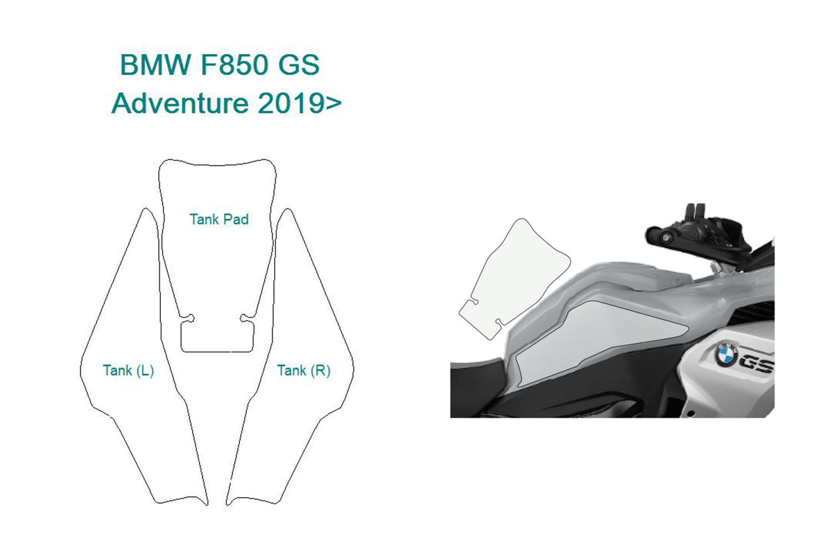 PremiumShield - Tank Protection for F 850/900 GS ADV.
