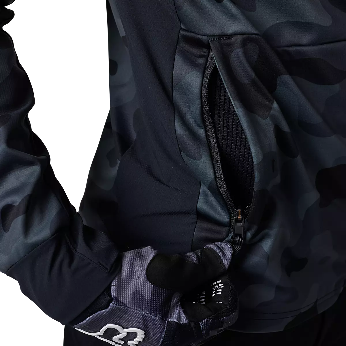 Fox Racing - Defend Drive Windblock Zip-Black Camo (28376-247)
