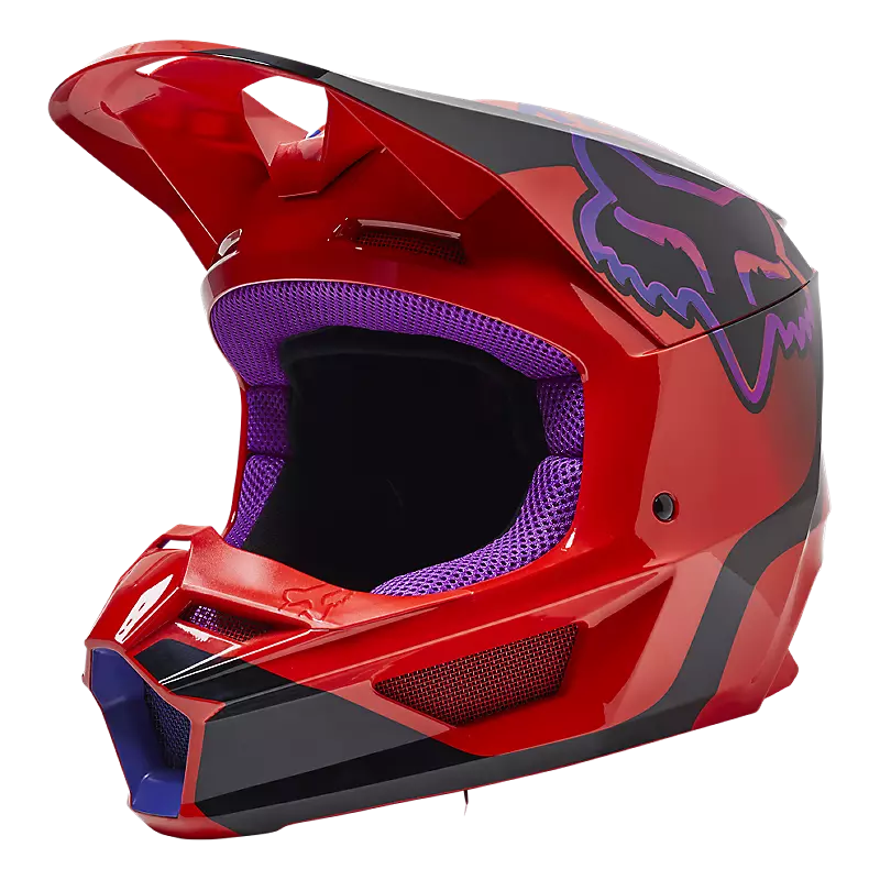 191972638220 28805-110XS V1 VENZ HELMET  Flo Red