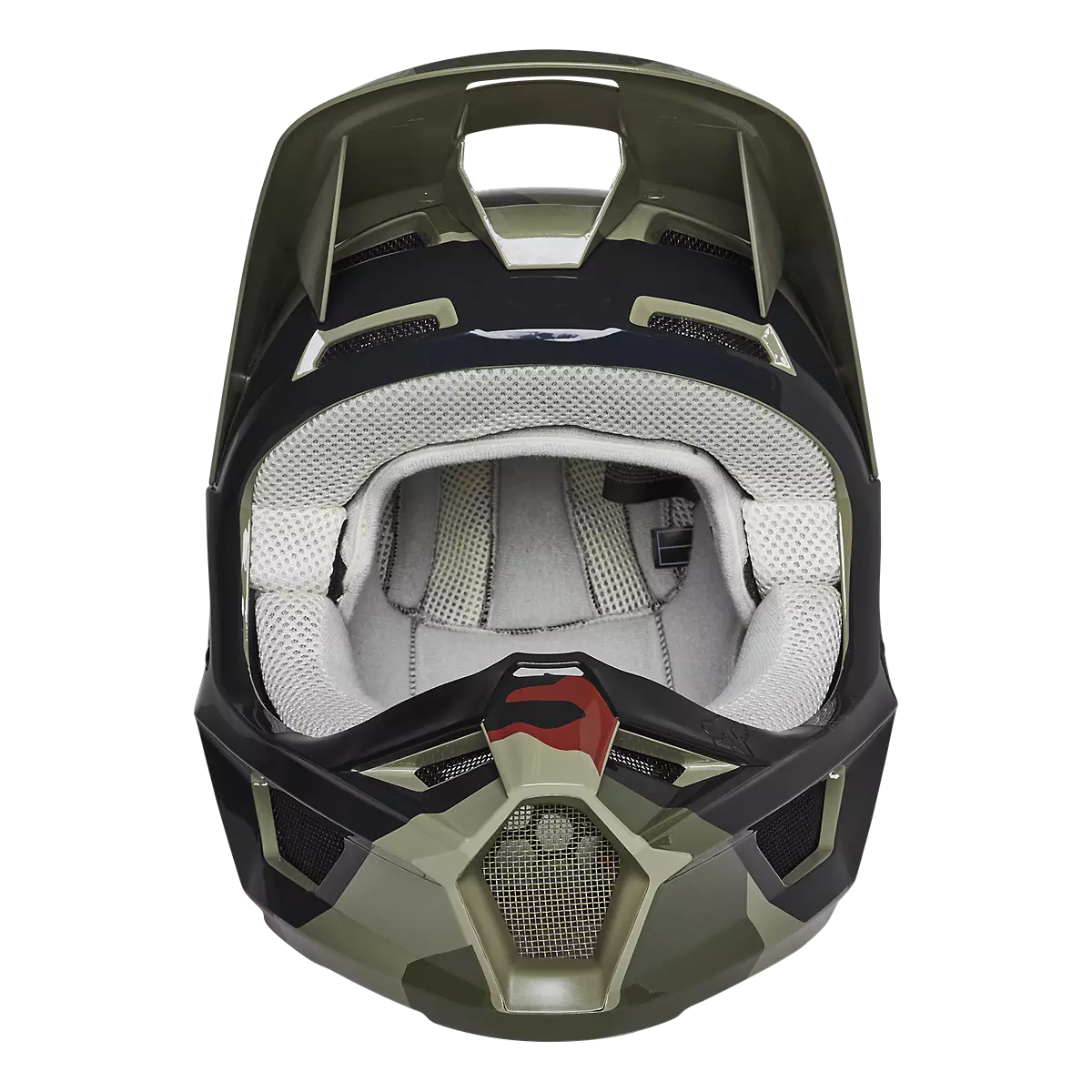 Fox Racing - Youth V1 Bnkr Helmet-Green Camo (28813-031)