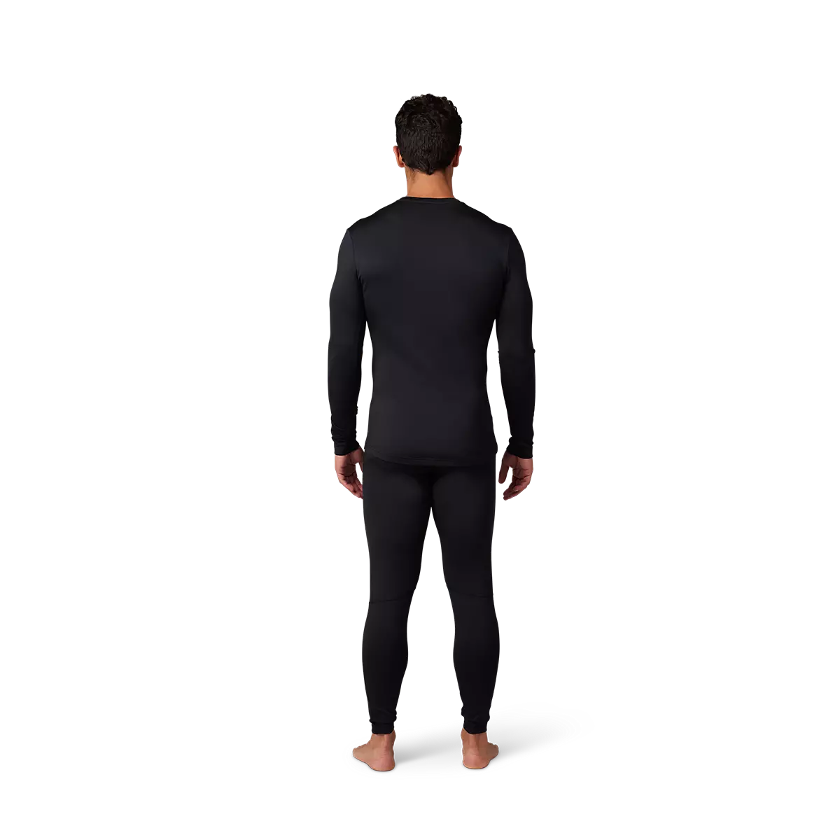 Fox Racing - Tecbase Fire Long Sleeve Shirt-Black (29574-001)