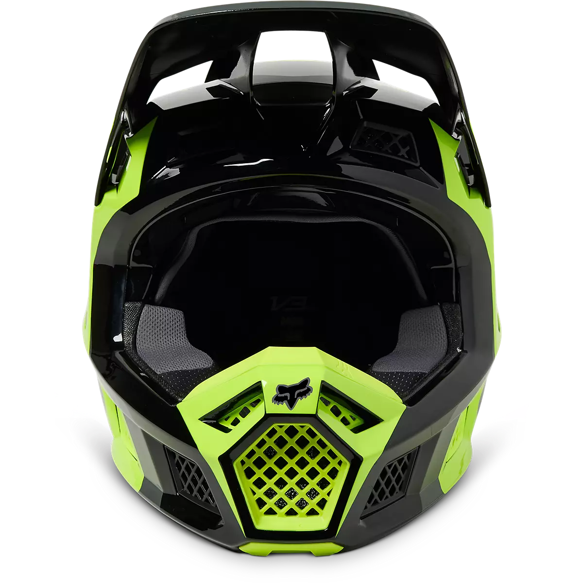 Fox Racing - V3 Rs Efekt Helmet-Flo Yellow (29639-130)