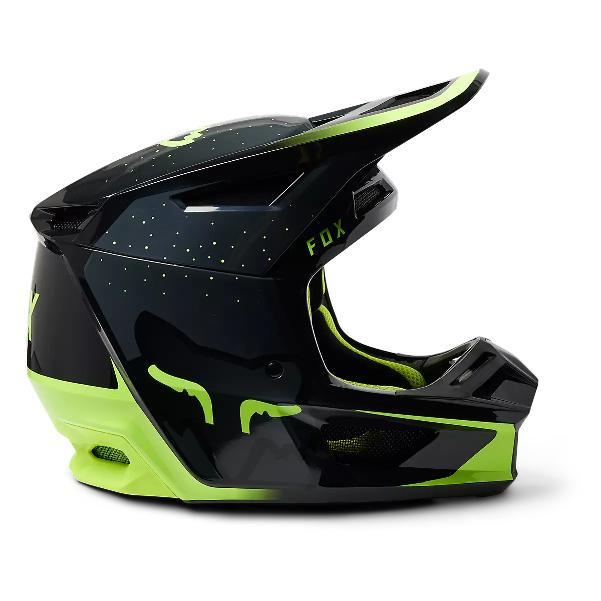 Fox Racing - V2 Vizen Helmet-Flo Yellow (29649-130)
