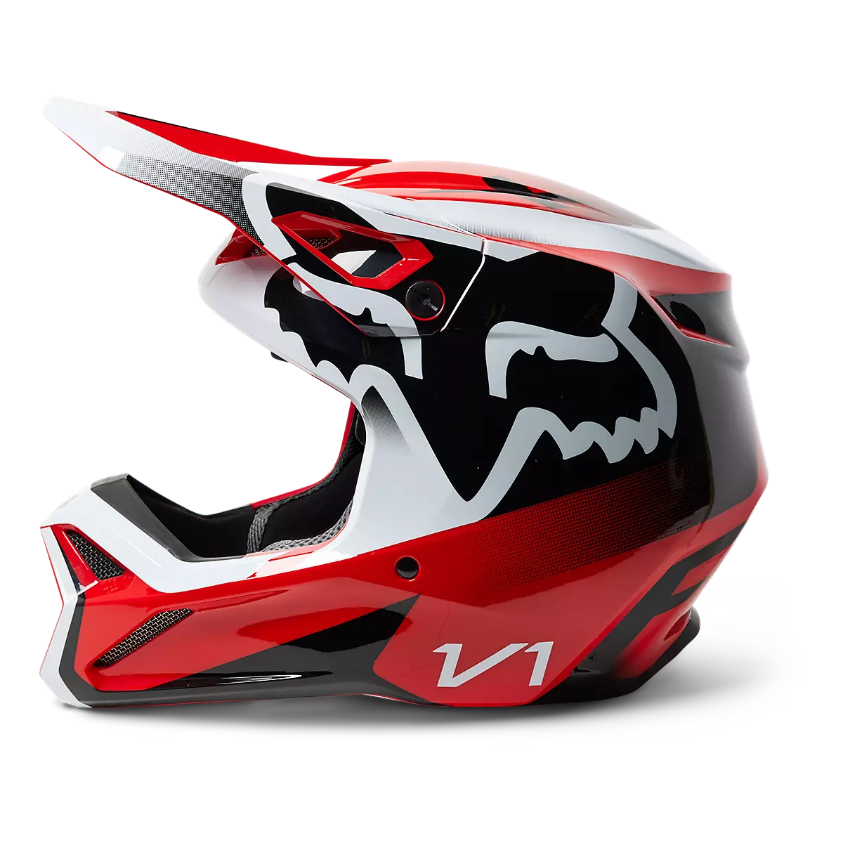 Fox Racing - V1 Leed Helmet-Flo Red (29657-110)