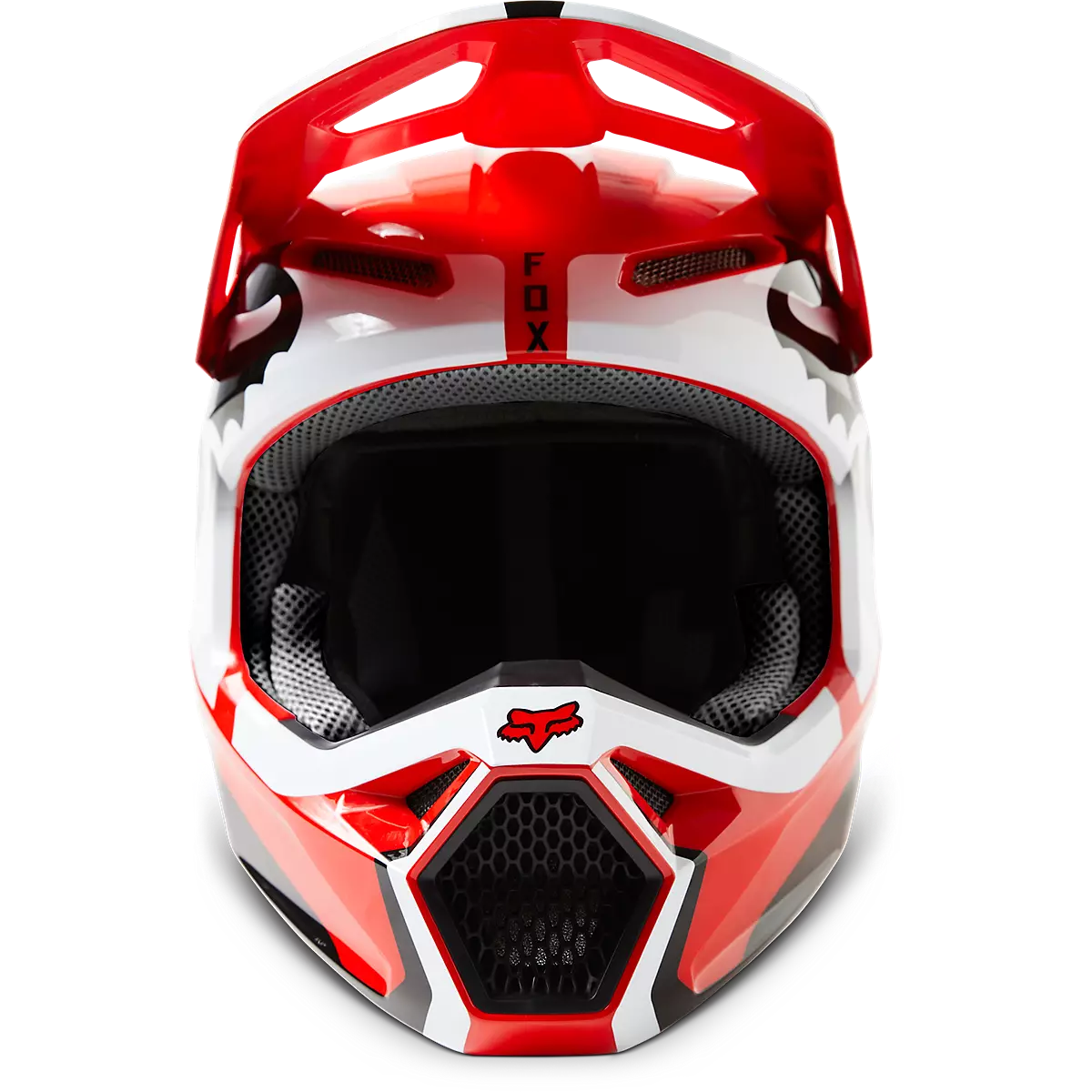 Fox Racing - V1 Leed Helmet-Flo Red (29657-110)