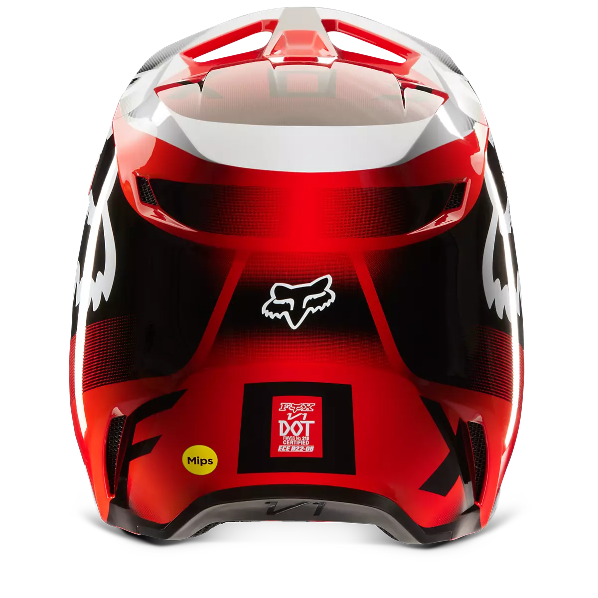 Fox Racing - V1 Leed Helmet-Flo Red (29657-110)