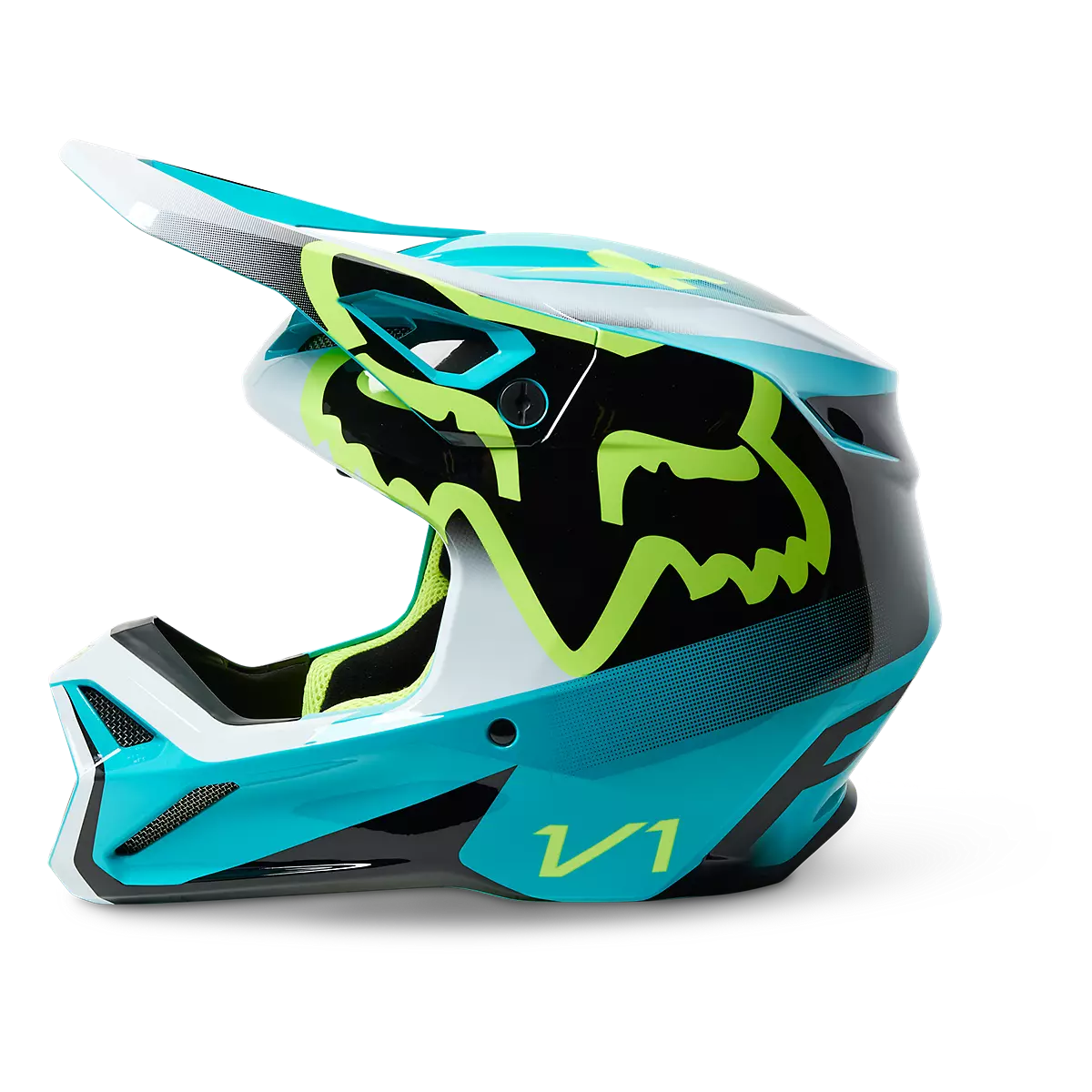 Fox Racing - V1 Leed Helmet-Teal (29657-176)