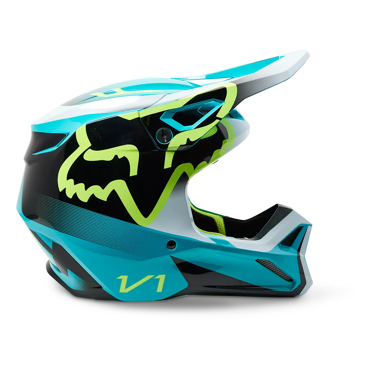 Fox Racing - V1 Leed Helmet-Teal (29657-176)