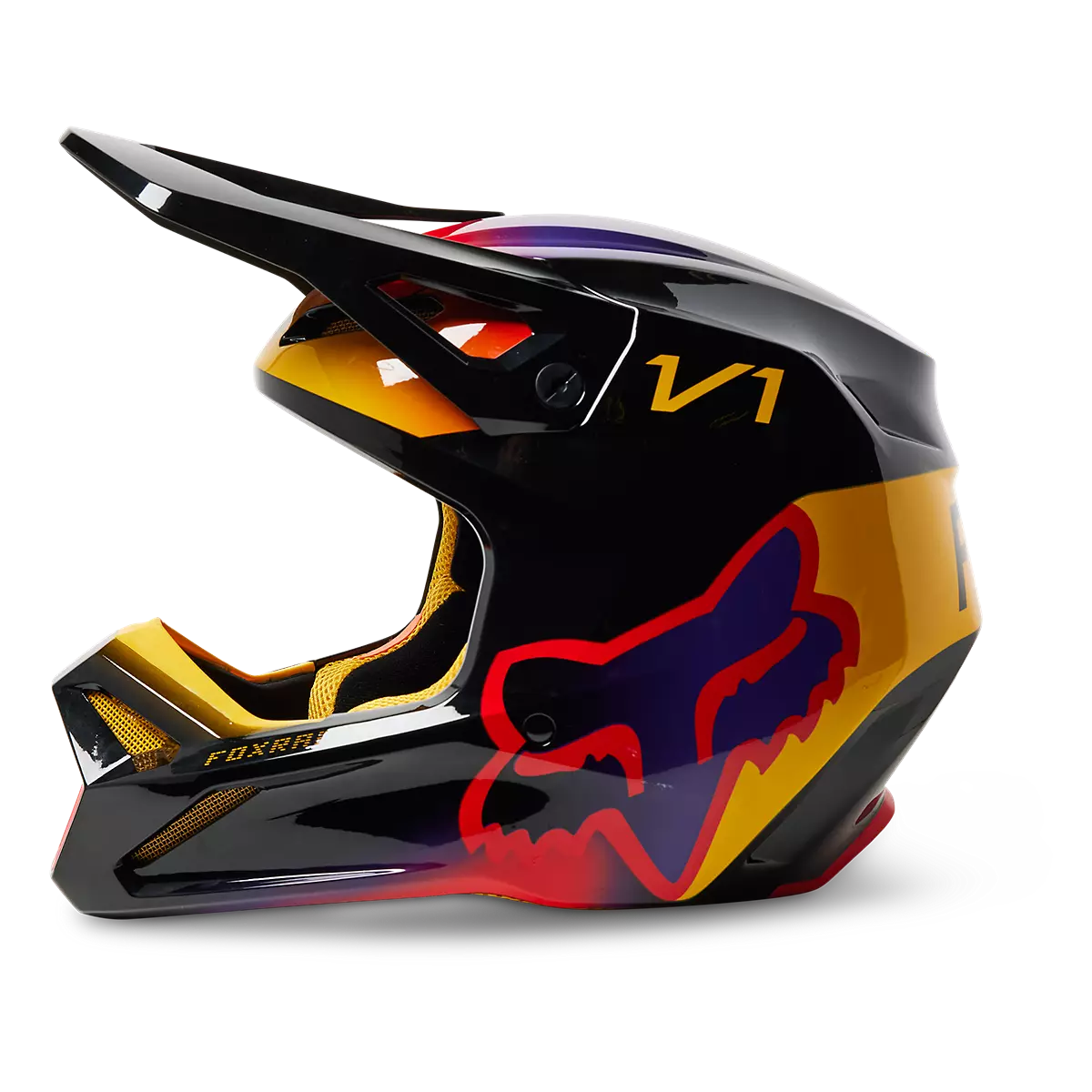 Fox Racing - V1 Toxsyk Helmet Dot/Ece-Black (29659-001)