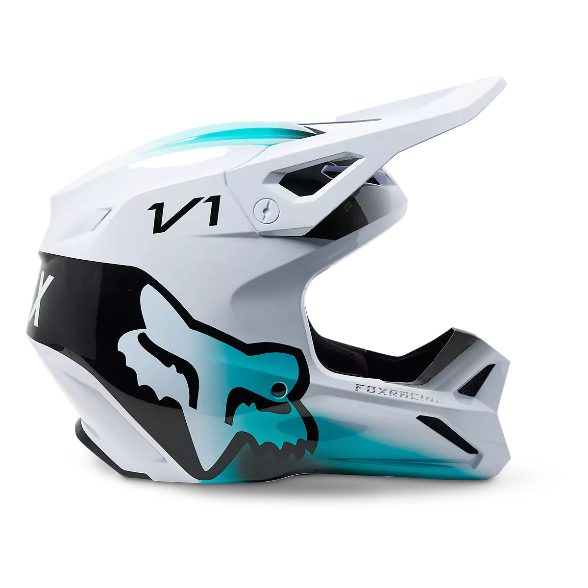 Fox Racing - V1 Toxsyk Helmet Dot/Ece-White (29659-008)
