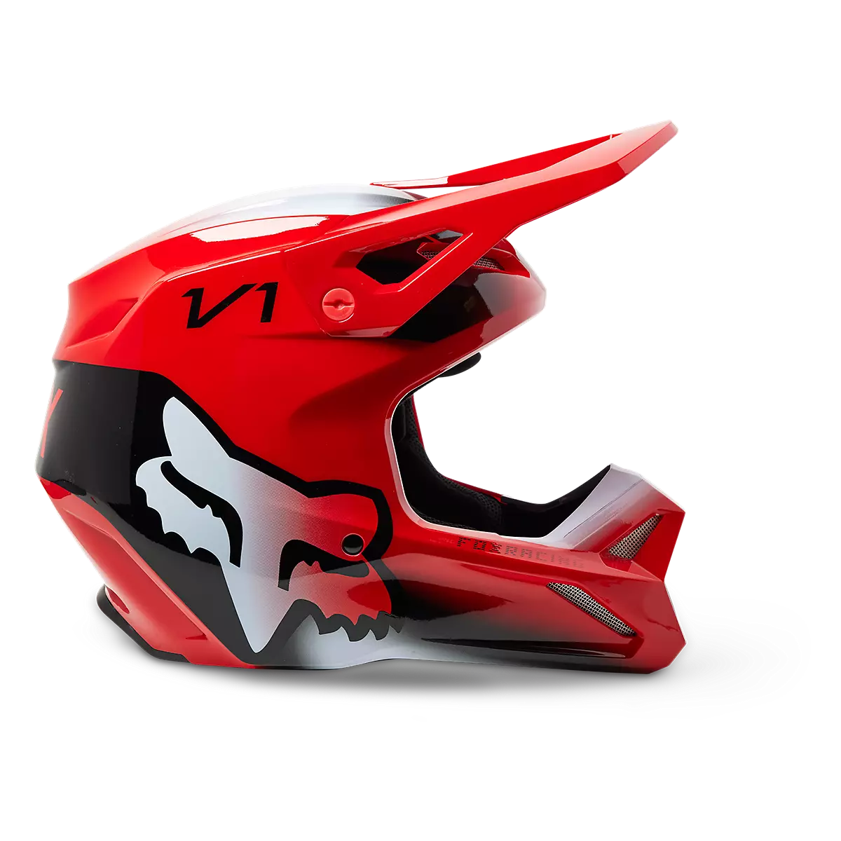 Fox Racing - V1 Toxsyk Helmet Dot/Ece-Flo Red (29659-110)