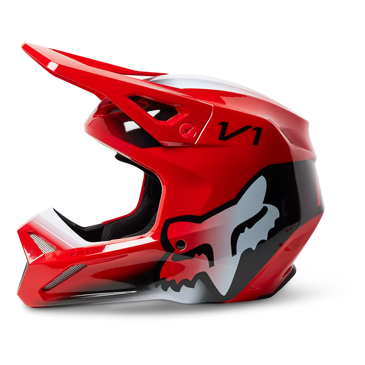 Fox Racing - V1 Toxsyk Helmet Dot/Ece-Flo Red (29659-110)