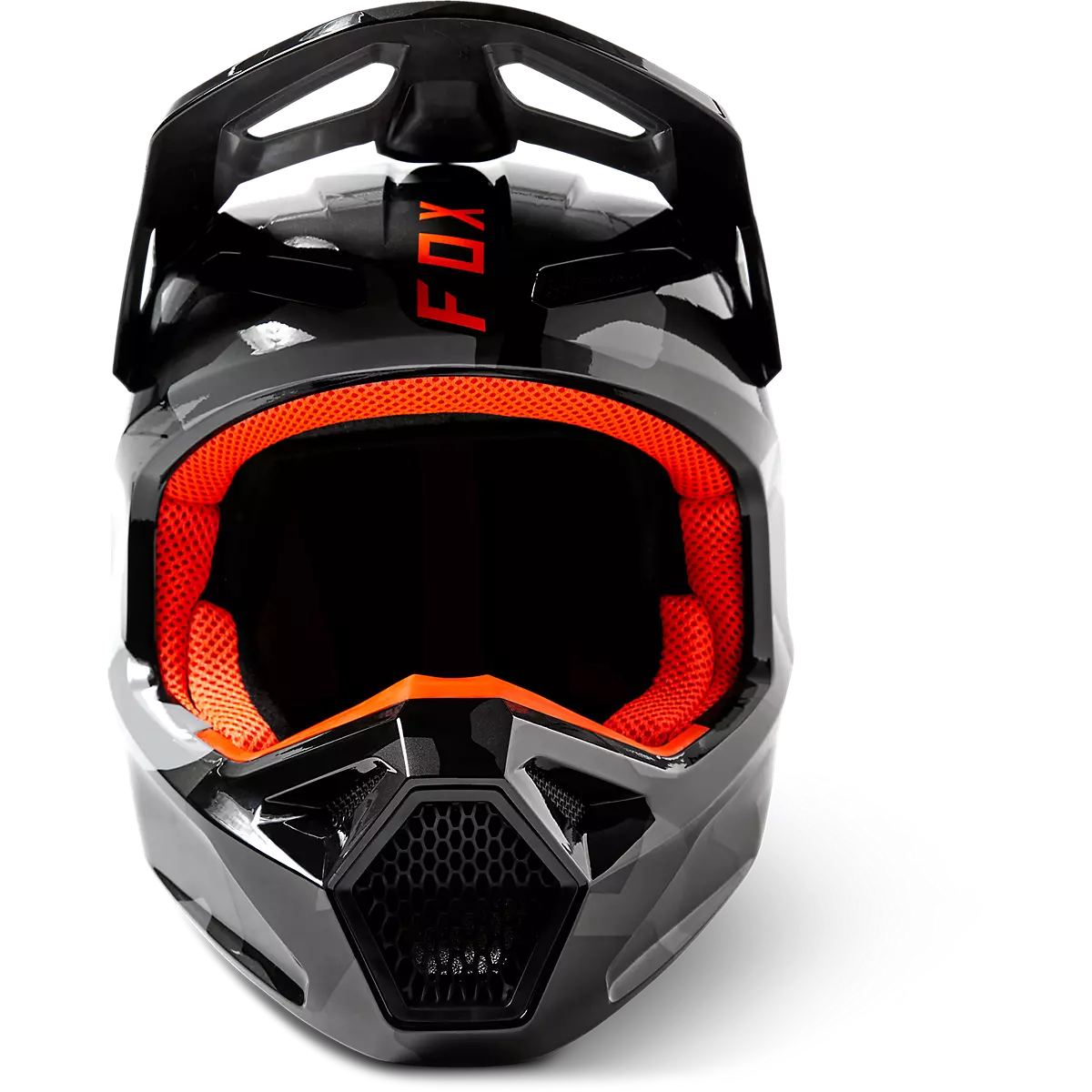 Fox Racing - V1 Bnkr Helmet  (29667)-Grey Camo (29667-033)