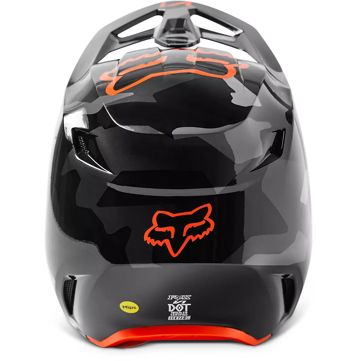 Fox Racing - V1 Bnkr Helmet  (29667)-Grey Camo (29667-033)