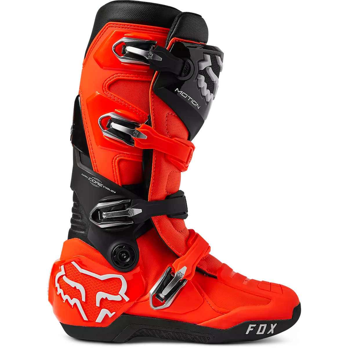 Fox Racing - Motion Boot - Black/White/Gum-Flo Orange (29682-824)