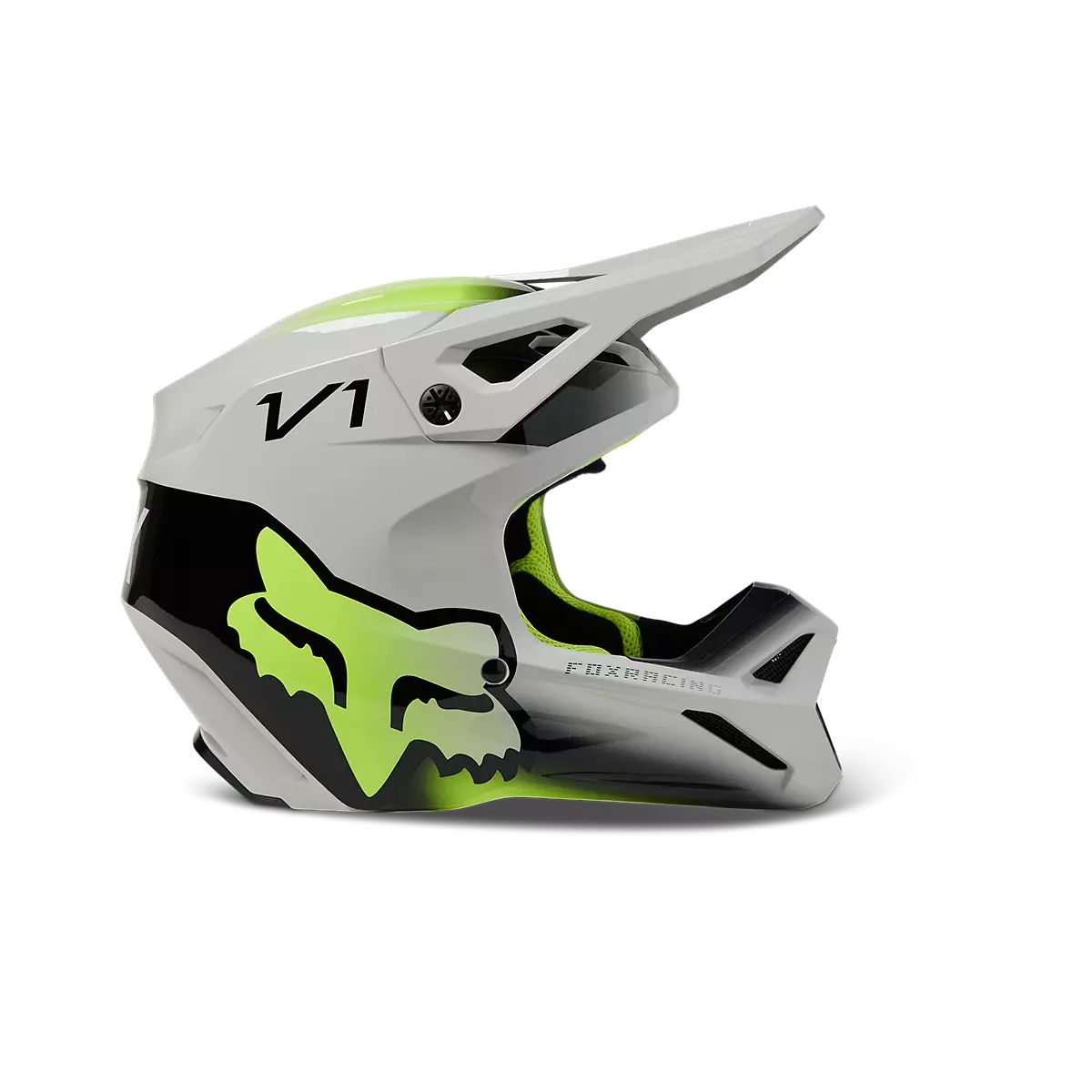 Fox Racing - V1 Toxsyk Helmet Dot/Ece Youth-Steel Gray (29731-172)