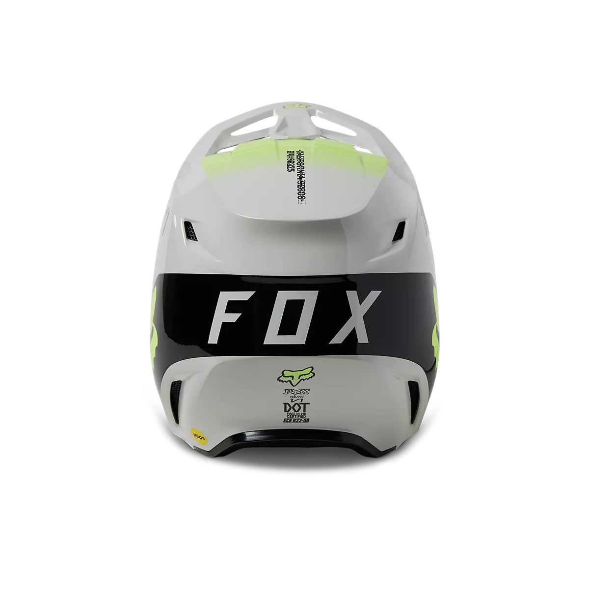 Fox Racing - V1 Toxsyk Helmet Dot/Ece Youth-Steel Gray (29731-172)