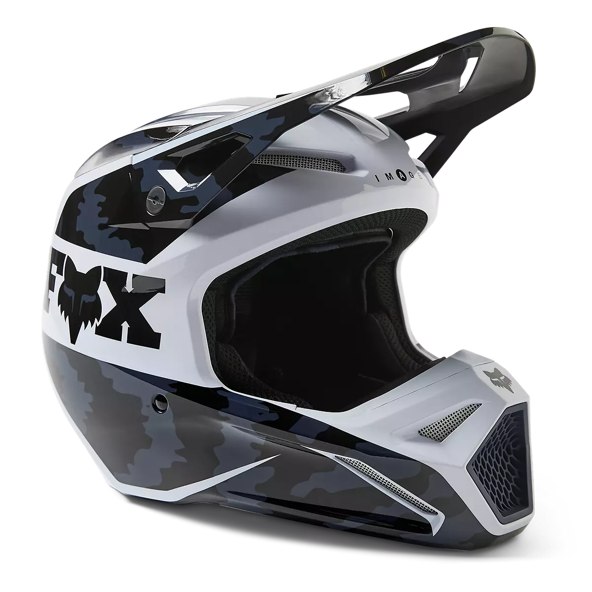 Fox Racing - V1 Nuklr Helmet Dot/Ece Youth-Black (29735-001)