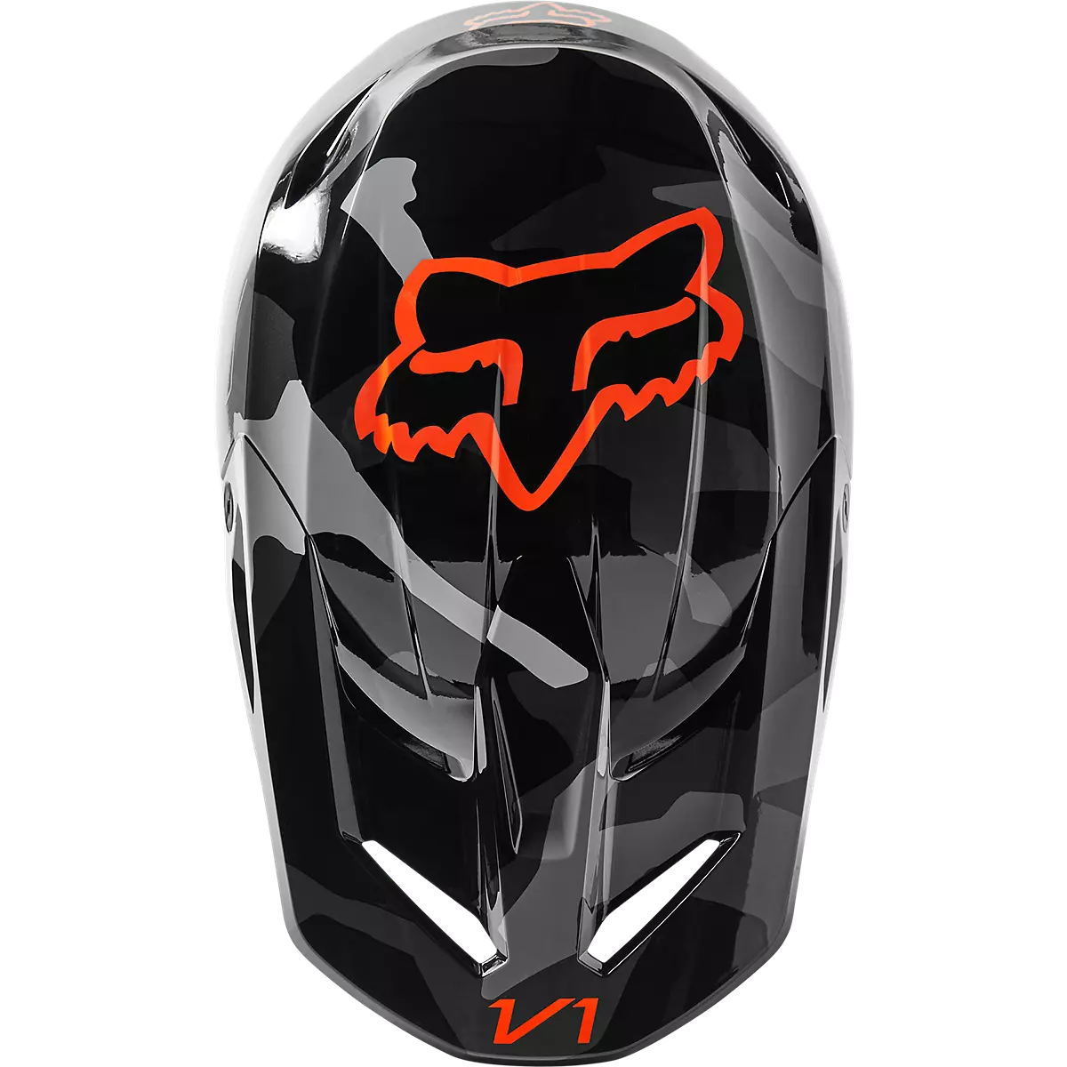 Fox Racing - YTH V1 Bnkr Helmet-Grey Camo (29737-033)