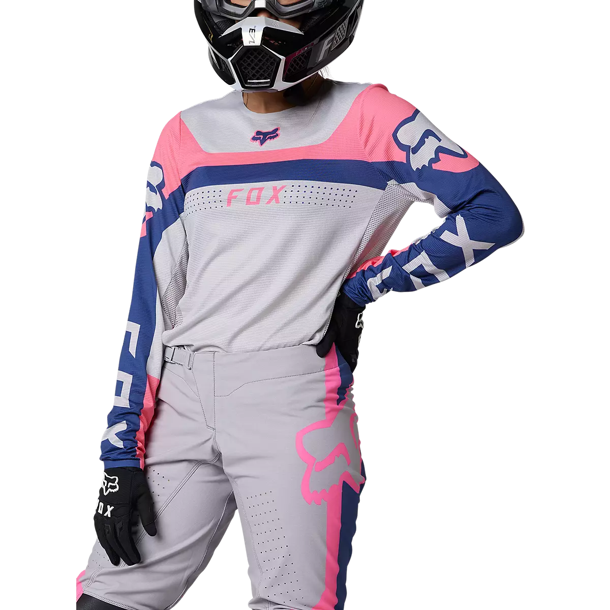 Fox Racing - Womens Flexair Efekt Jersey-Cashmere Blue/Twilight (29757-533)